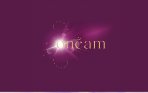 Le logo d'Oneam, activité de médecine holistique fondée par Céline Bilocq et Matthieu Longuet, réalisé par Anaïs Bénéthuilière.