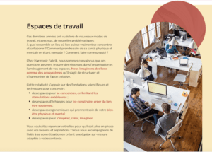 design d'espaces de travail