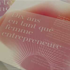 célébration des 10 ans d'entrepreneuriat de Séverine Barbette